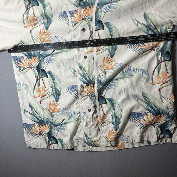 TOMMY‎ BAHAMA Baseball NY Yankees 100% Silk Shirt MLB Hawaiian Tropical XL - Picture 5 of 11